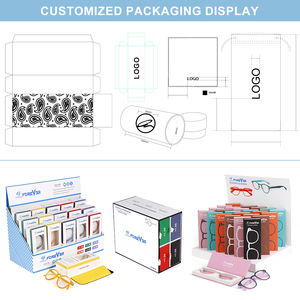 여성용 메이크업 돋보기 돋보기 플립 다운 화장품 리더 스프링 힌지가있는 메이크업 안경 - Product Image 6