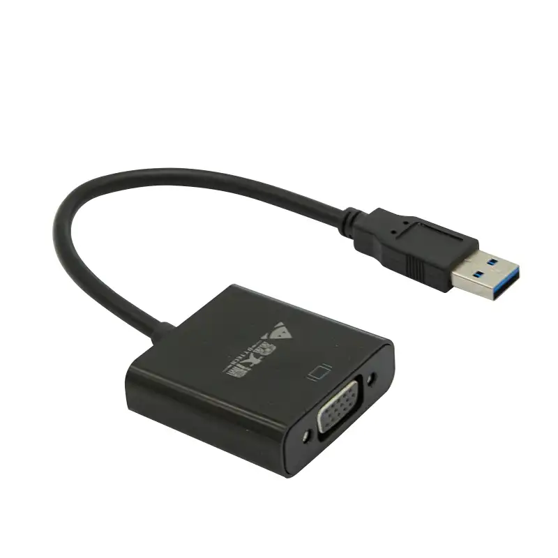 USB 3.0 VGA adaptörü kablosu USB3.0 Multiport çift çıkış ekranı 1080P ses Video dönüştürücü