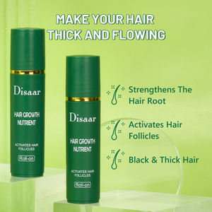 Oem Ginseng & hint yağı saç büyüme besin Roll-On folikül aktivatör saç baş masaj aleti yağ Serum siyah saç büyüme ürünü - Product Image 3