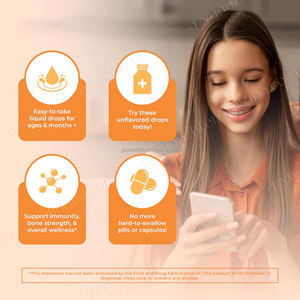 Integratori vegani Halal Private Label 60ml di vitamina D3 10000 Spray liquido IU per supporto immunità ossea - Product Image 4