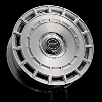 Yüksek Kaliteli 6061-T6 Dövme Alüminyum Alaşımlı Jant Göbeği 20-26 İnç 5*130/5*112/120 PCD Parlak Siyah Kaplama 40mm ET Çok Kollu Yeni
