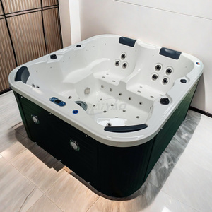 <span class=keywords><strong>Jacuzzi</strong></span> <span class=keywords><strong>Exterior</strong></span> de Lujo Hecho en China, <span class=keywords><strong>Jacuzzi</strong></span> para Patio Trasero de Hotel, Hidromasaje, <span class=keywords><strong>Jacuzzi</strong></span> <span class=keywords><strong>Exterior</strong></span> Cuadrado para 4 Personas - Product Image 2
