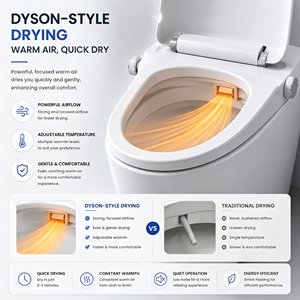 Inodoro Inteligente de Lujo para el Hogar con Función de SPA Frío y Caliente, Montado en el Suelo, con Sensor de Área Completa, Inodoro Inteligente de Cerámica - Product Image 2