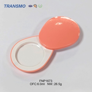 Circular Refillable <b>Makeup</b> <b>Compact</b> Built-In Mirror Recyclable Cosmetic Storage Vessel For Blush Powder & Solid Perfume Filling - Product Image 3