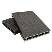 Revêtement de terrasse en WPC co-extrudé résistant à la pluie et antidérapant, revêtement de sol en stratifié bois-plastique, revêtement de terrasse en composite bois gaufré