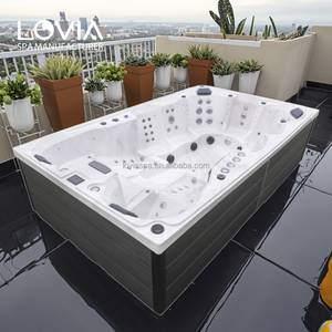 Jacuzzi de Exterior de Acrílico de Alta Calidad, Spa de Exterior, Jacuzzi de Lujo con 7 Asientos y 2 Reposabrazos, Bañera de Masaje - Product Image 2