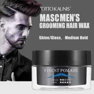 Custom Hair Clay Shine Strong Hold Curly Hair Products Styling Braid Gel Edge Control Woman Men Hair Wax Wave Pomade