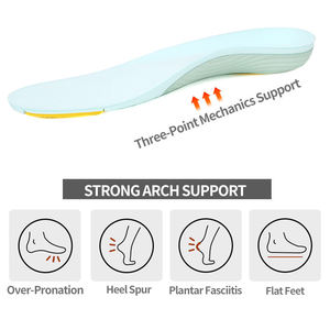 Plantillas ortopédicas correctoras de confort para pies planos con soporte de arco de material EVA para calzado de pie plano - Product Image 2