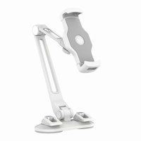 Support de téléphone magnétique flexible à 360 degrés pour téléphone portable, table de bureau standard pour accessoire de téléphone, double ventouse pour Win
