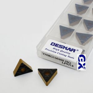 DESKAR TNMG160404-HQ LF9218 TNMG160408-HQ LF9218 parti di tornitura <span class=keywords><strong>CNC</strong></span> macchine utensili tornio in metallo duro utensile per tornitura - Product Image 3