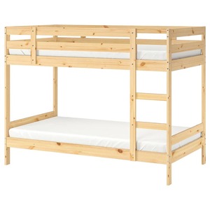 Customized Wooden Furniture Durable and Warm Natural Solid Wood Bunk <strong>Bed</strong> Frame White <strong>Pine</strong> - Product Image 4