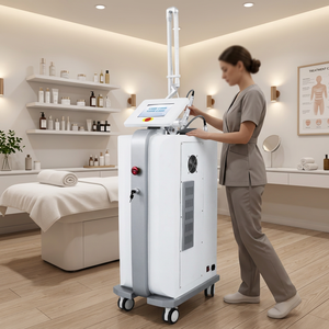 เครื่องเลเซอร์ CO2 แบบเศษส่วน 10600 นาโนเมตร ระดับมืออาชีพ 60 วัตต์ สำหรับการรักษาด้วยเลเซอร์ช่องคลอด ฟื้นฟูผิว ลดรอยแผลเป็นจากสิว - Product Image 1