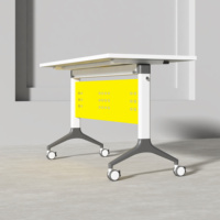 Manufacture Directe Bureau Bureau Mobilier Industriel Table Pliante Pieds Métal Table Cadres