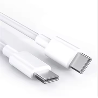 YUEEYOUNG kabel Data pengisi daya cepat, kabel Data Usb C ke Usb C 3a untuk Ipad Samsung, kabel Data cepat dengan kemasan 30w