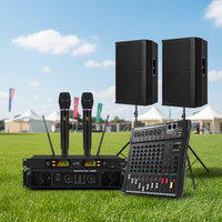 Ensemble complet de haut-parleurs de scène, simple, 15 pouces, système audio professionnel, haut-parleur passif pour fête, système de sonorisation extérieur