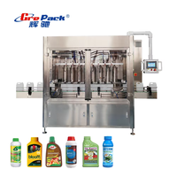 Machine de remplissage automatique de pesticides liquides et d'engrais foliaires NPK en bouteilles plastiques, très demandée