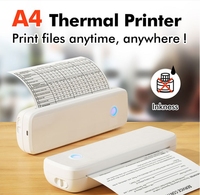 Imprimante thermique portable A80 Mini, imprimante sans fil, prend en charge le papier US Letter, Legal, A4, A5, mini imprimante thermique sans fil de poche