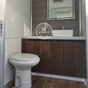 Toilettes mobiles portables de luxe à double porte, remorque WC - Product Image 5