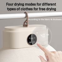 Séchoir à linge électrique portable, pliable, compact, intelligent, grande capacité, pour voyages et hôtels, fournisseur d'usine OEM en Chine