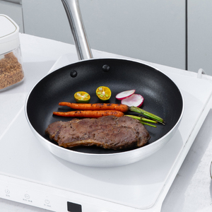 आधुनिक हॉट सेलिंग रेस्तरां कई विनिर्देश 18-40 सेमी नॉन-स्टिक एल्यूमीनियम खाना पकाने शेफ पैन स्किलेट फ्राइंग पैन गैस - Product Image 5
