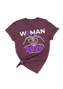 T-shirt da donna 2026 a maniche corte girocollo in cotone con stampa grafica, casual, primavera estate, per la consapevolezza dell'uguaglianza - Product Image 1