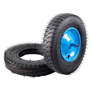 Günstige Großhandel Hochwertige Mehrzweck-Pneumatik-Gummireifen Rad Schubkarre 16 Zoll 4, 00-8 Pferdewagen pneumatisches Rad - Product Image 2