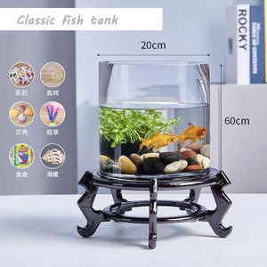 Tanque de acrílico para <span class=keywords><strong>acuario</strong></span> de cilindro grande, tanque de acrílico y vidrio para el hogar, accesorios para <span class=keywords><strong>peces</strong></span> y acuarios - Product Image 4