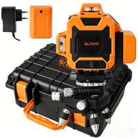 Niveau laser à batterie Newbeat 5 lignes pour la construction, niveau laser rotatif 3D vert pour détection murale