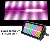 Projecteur stroboscopique DMX512 OEM, lumière LED blanche 5050 RGB 8+8+8 segments, indice de protection IP33, Ra90 CRI, éclairage d'effet de scène professionnel