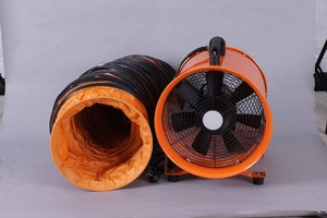 Ventilateur industriel portatif d'extracteur d'air de 8 "12" 14 "16" 18 "20" 24 "pouces avec des ventilateurs de tuyau de conduit de 5m - Product Image 5