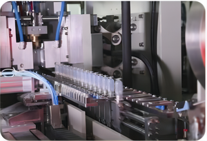 เครื่องเป่าขึ้นรูปสำหรับล้าง-เติม-ปิดผนึกสารละลายน้ำยาให้น้ำเกลือ IV - Product Image 2