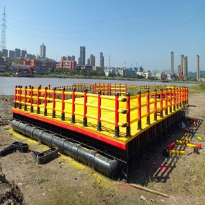 Jaula de Acuicultura Recreativa con Pasarela Integrada, Jaula Flotante para Peces para Lagos y Embalses - Product Image 2