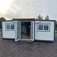 Offre Spéciale 20ft/40ft Conteneur extensible Maisons en acier Bureau mobile pliable préfabriqué avec chambre Tiny Home