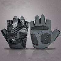 Guantes Deportivos Personalizados de Fábrica, Guantes de Gimnasio y Fitness de Medio Dedo, Transpirables, con Acolchado Antideslizante en la Palma, Muñequera Ajustable, Venta al Por Mayor OEM