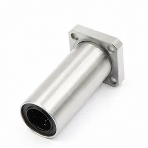 LMK20LUU 20mm Rectangular Flange Bushing Extended Linear Motion Bearing