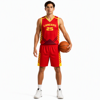 Ensemble de maillots de basket-ball personnalisés sans manches, uniforme d'équipe bleu marine, vêtements de sport en polyester pour adultes