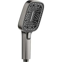Pommeau de douche carré haute pression pour la maison, grand panneau avec bouton 3 fonctions pour salle de bain