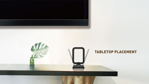 <span class=keywords><strong>TV</strong></span> Trong Nhà Trên Không Kỹ Thuật Số Freeview <span class=keywords><strong>TV</strong></span> Ăng-ten Với Tín Hiệu Mạnh Khuếch Đại Boost Di Động HDTV DVB-T2 Ăng-ten Hỗ Trợ 1080 4K - Product Image 2