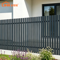 Clôture à lames verticales en aluminium thermolaqué, clôture de sécurité moderne pour villa, jardin, usage résidentiel