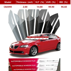 Película para Ventanas de Auto Más Vendida, 2mil, Protección UV, Rechazo de IR, Protección de Privacidad, Resistente a Rayones, Tinte para Ventanas de Auto - Product Image 1