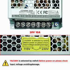 Fuente de Alimentación para Impresora 3D Tronxy, 24V 10A 240W - Product Image 6