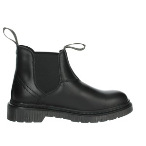 Stivaletti bassi da donna neri JL32532A Slip-On alti stivali da neve classici stile Chelsea plat in cotone plat PU per l'autunno/inverno - Product Image 4