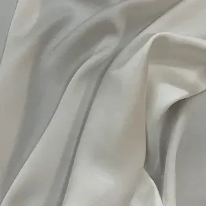 Silk rayon blend fabric white silk viscose blend fabric for plain dyeing or printing