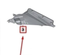 Tergicristallo del tergicristallo (a destra) per <span class=keywords><strong>BMW</strong></span> 1 serie <span class=keywords><strong>F20</strong></span>, OE compatibile: 64319353040 - Product Image 2