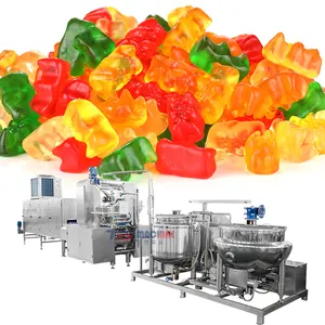 High speed operation gummy depositing machinery jelly production line jelly making equipment