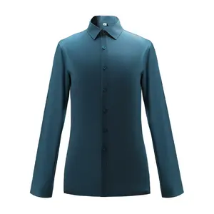 Dress uniforms hotel blouses shirts for ladies women's poplin button down shirts