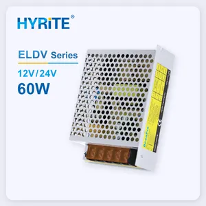 110v 220v 230v ac 5 v dc güç kaynağı 5 volt 12 amp kapalı led sürücü ELDV-B serisi anahtarlama güç kaynağı