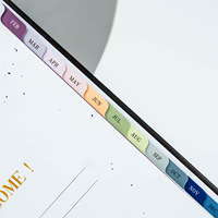Organiseur de planning quotidien personnalisé avec spirale et intercalaires
