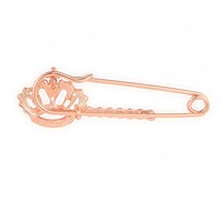 Go Party cristal couronne broches étiquette sangle strass épingle de sécurité Hijab écharpe broches manteau bijoux vêtements accessoires