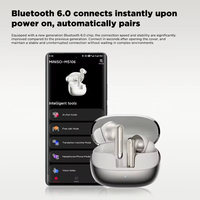 Écouteurs Traducteurs IA MINISO MS106, BT6.0 360 °   Écouteurs intra-auriculaires avec audio panoramique, 135 langues, pour les voyages, les affaires et l'apprentissage
